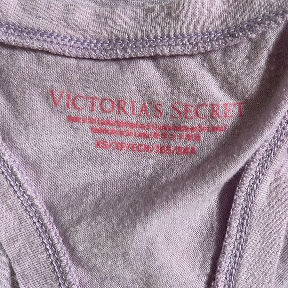 Victoria's Secret Purple Love Tank Top, Extra Small - Picture 6 of 6